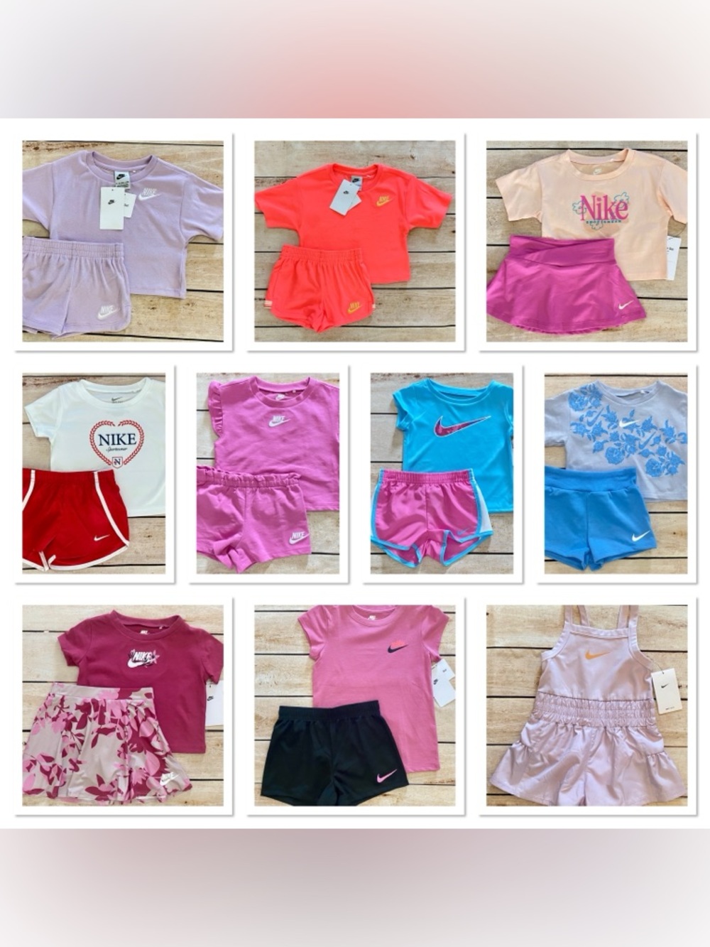 Nike Kids' Clothing Set Size 18M PICK 4 Spring Summer Short Sets NWT